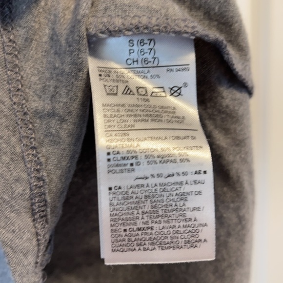 MLB Baltimore Orioles gray Tshirt XS 6/7 - Picture 5 of 5